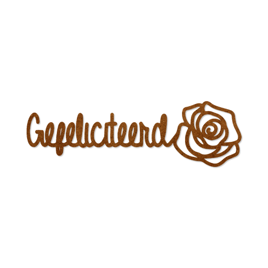 Verwenroos - Gefeliciteerd