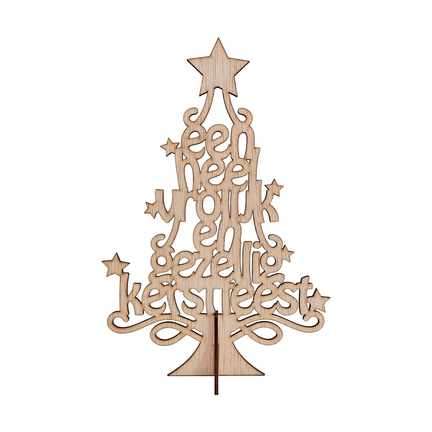 Houten kerstboom