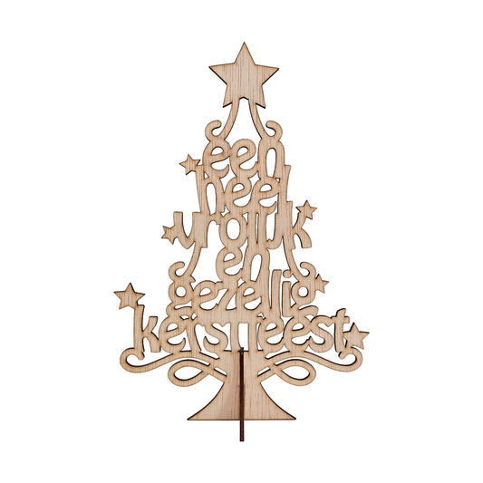 Houten kerstboom