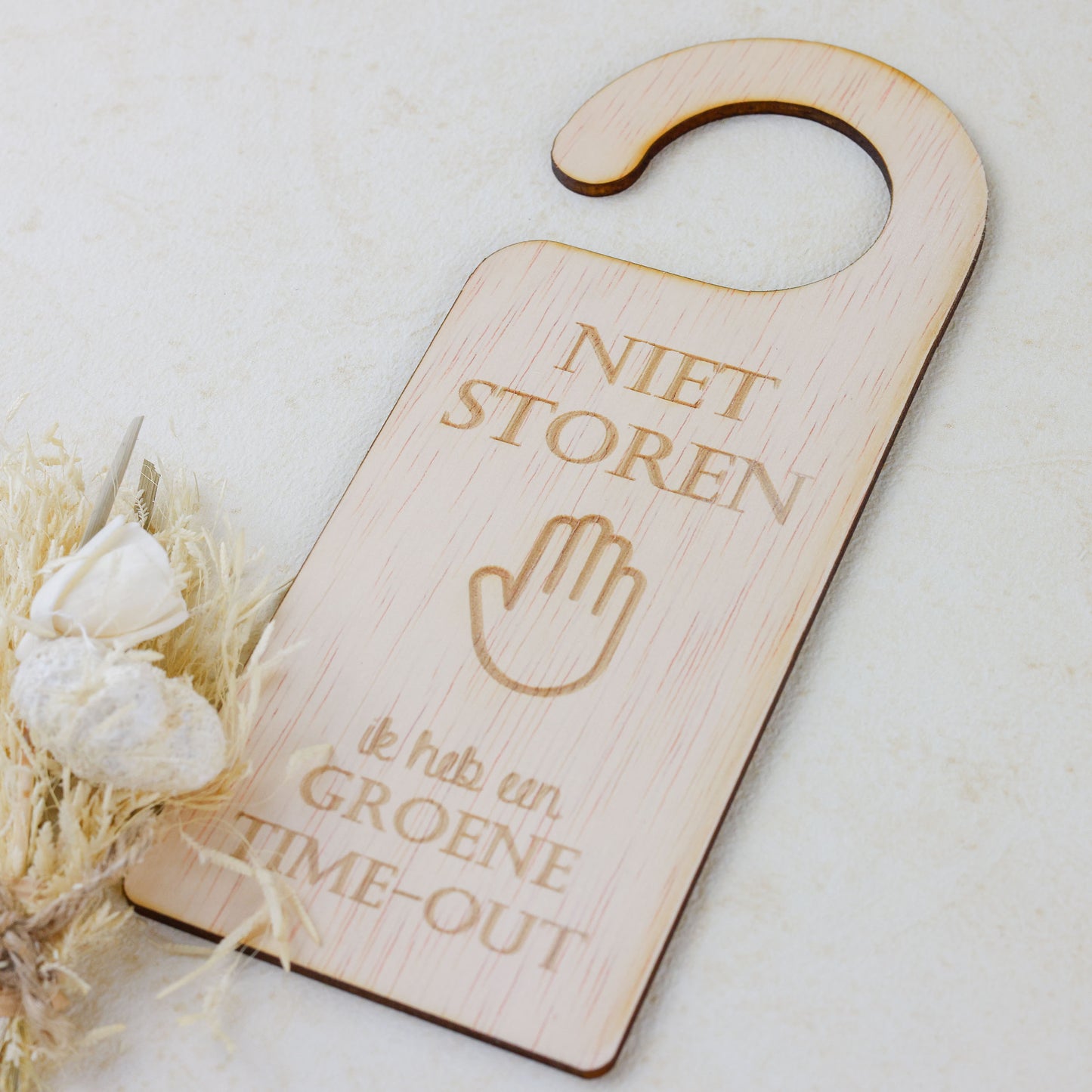 Deurhanger - Niet storen, ik heb een GROENE TIME-OUT