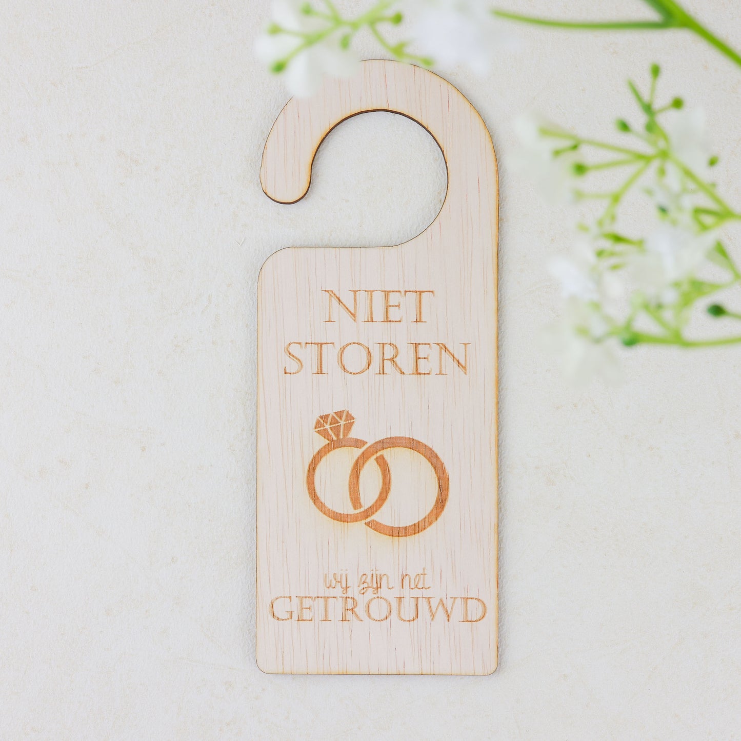 Deurhanger - Niet storen, wij zijn net getrouwd.