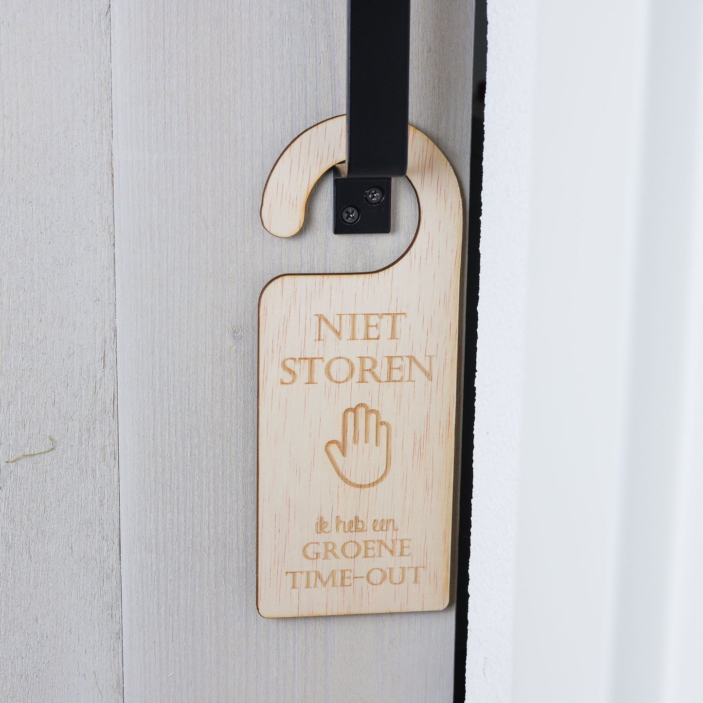 Deurhanger - Niet storen, ik heb een GROENE TIME-OUT